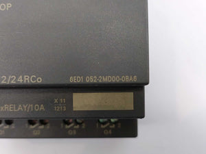 Siemens 6ED1 052-2MD00-0BA6 LOGO! Output Module, 4xRELAY/10A, DC 12/24V