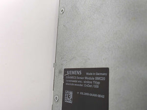 Siemens 6SL3055-0AA00-5BA2 Simatics S120 Sensor Module SMC20