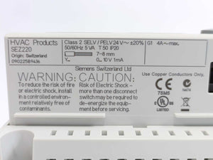 Siemens SEZ220 Signal converter