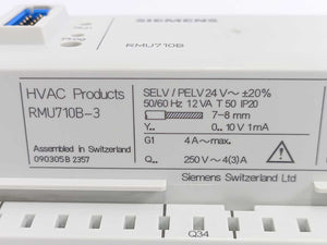 Siemens RMU710B-3 Universal controller