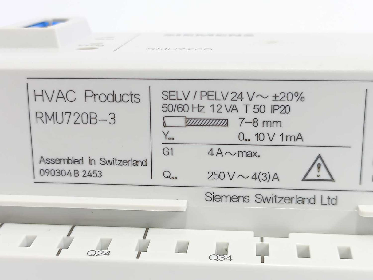 Siemens RMU720B-3 Universal Controller