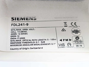 Siemens A5Q00002298 43 Linear Smoke Detector FDL241-9
