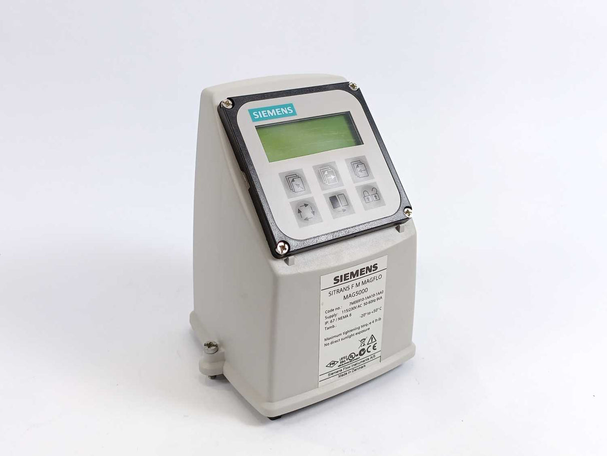 Siemens 7ME6910-1AA10-1AA0 MAG 5000 Transmitter