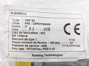 Siemens 1116-CPD-038 FRF33, FR2: LB707780008, 60Bar.