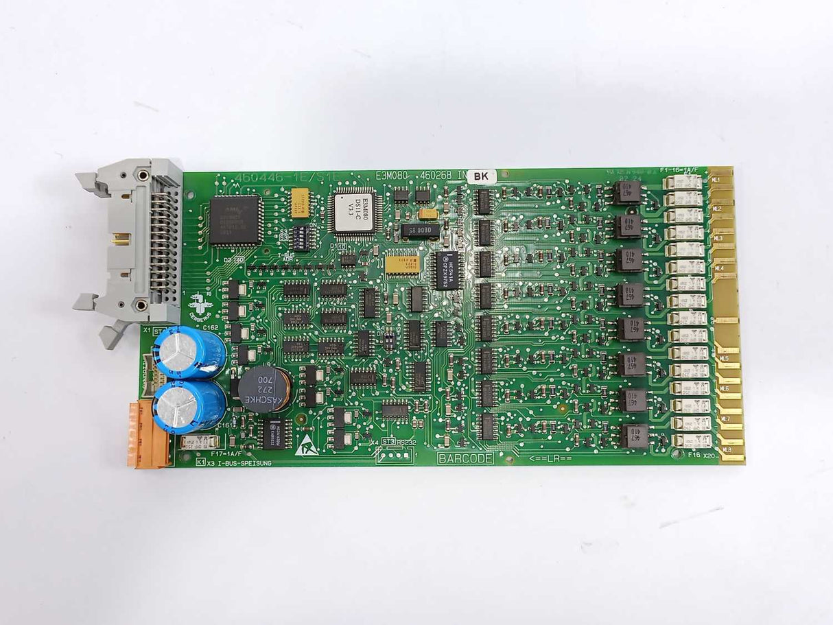 Siemens 460446-1E/S1E Fire Alarm PCB Card, E3M080 460268