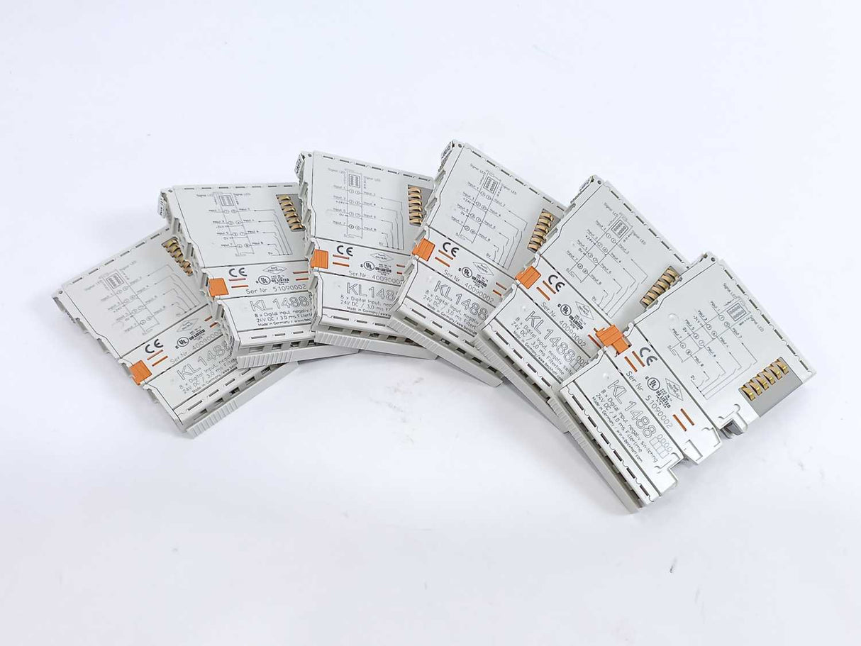 Beckhoff KL1488 8xDigital Input Negative Switching Batch 6pcs.