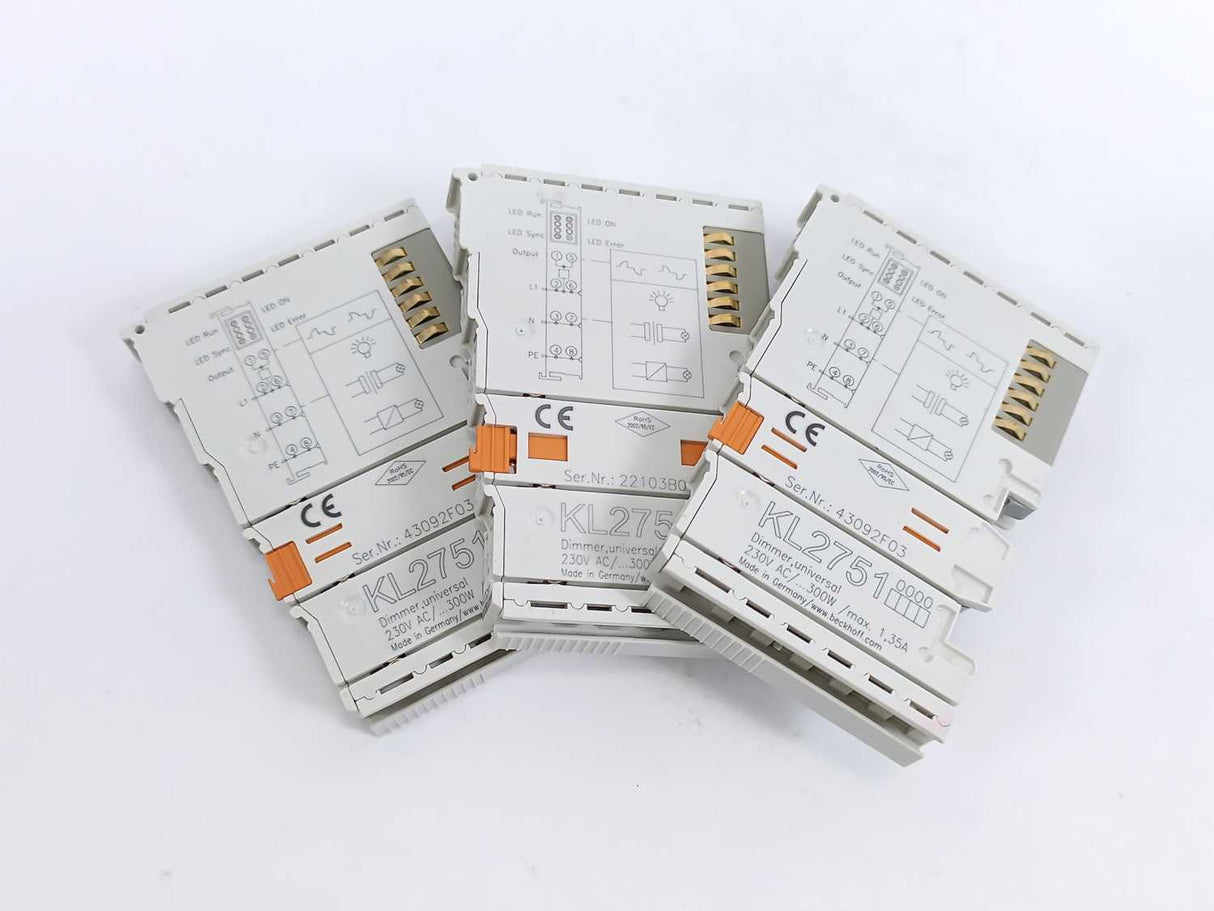 Beckhoff KL2751 Bus Terminal, 1-Channel Universal Dimmer