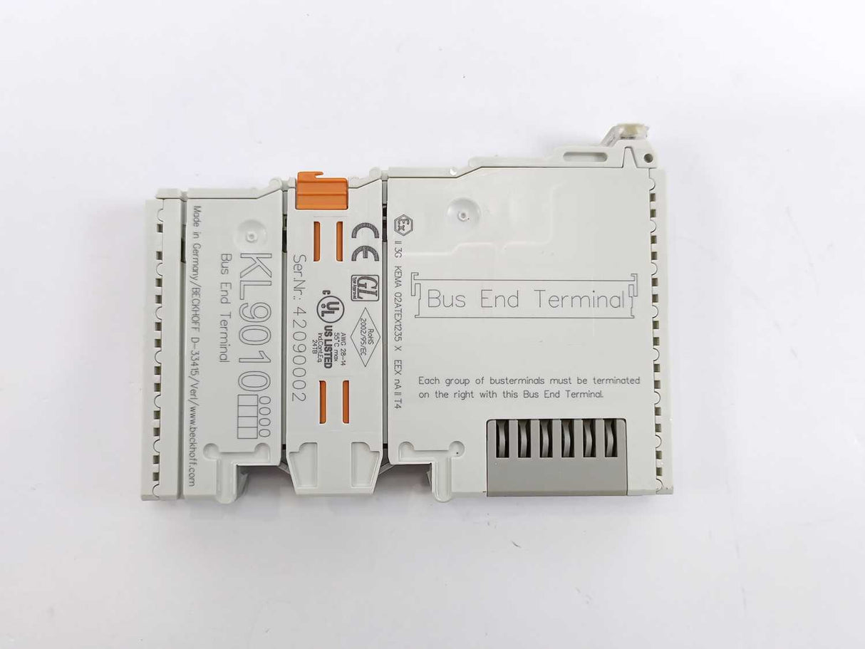 Beckhoff KL9010 Bus End Terminal Batch 5pcs.