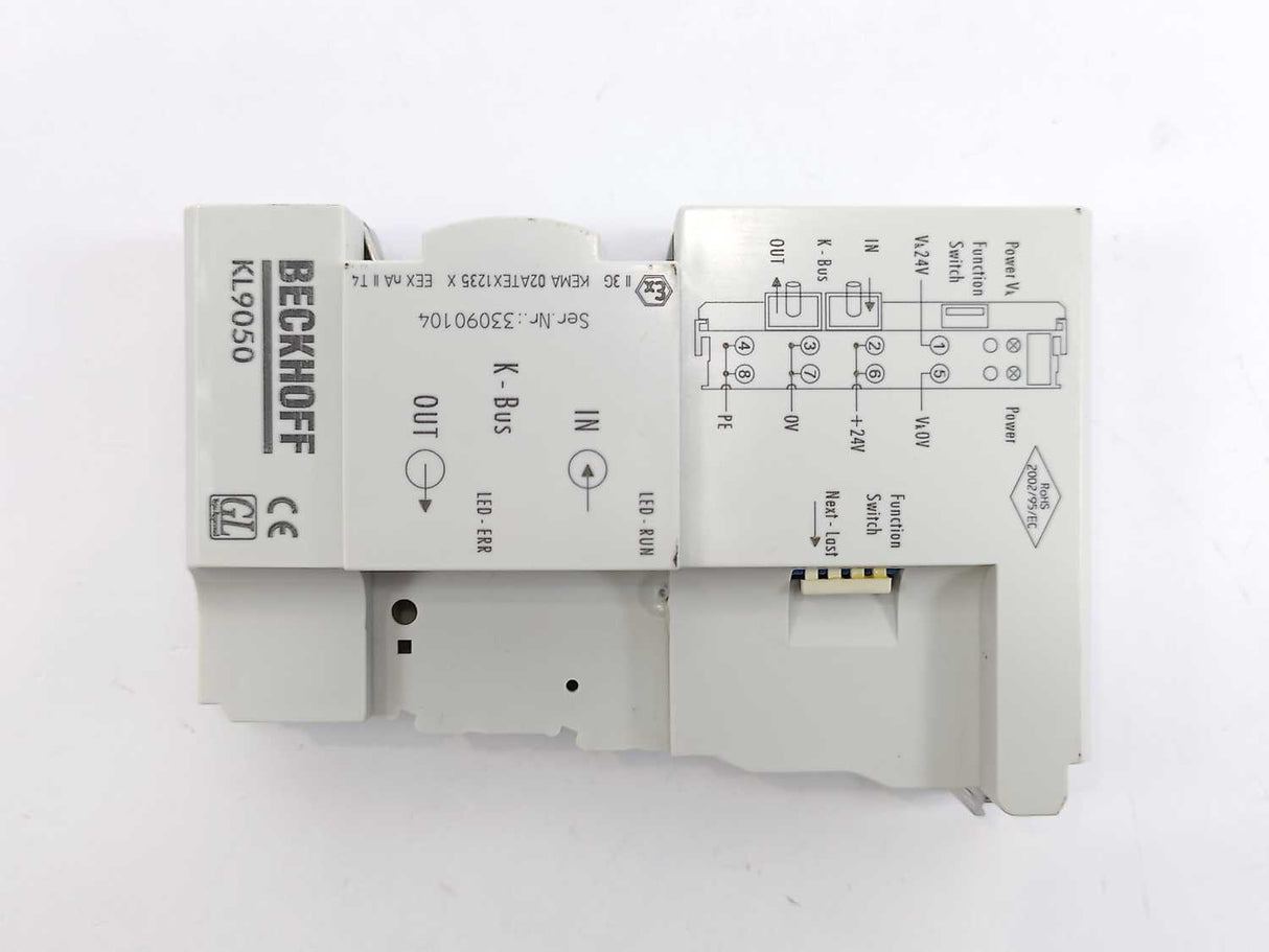 Beckhoff KL9050 Bus Extension, Coupler Terminal