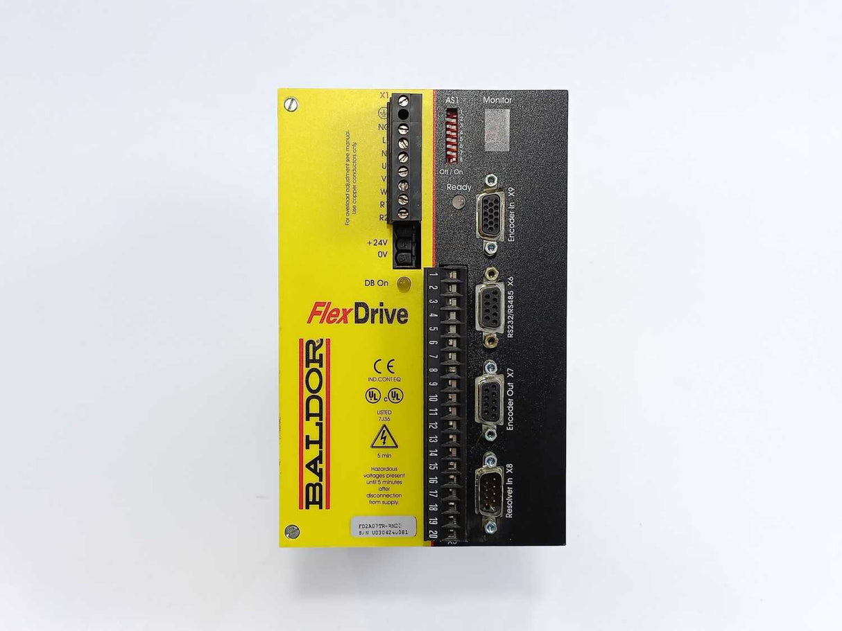 BALDOR FD2A07TR-RN20 Flex Drive 107A-230V-RES-232
