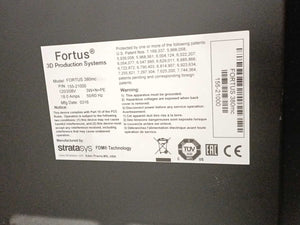 Stratasys Fortus 380mc 3D Printer, 155-21000, 120/208V, 18A, 50/60Hz