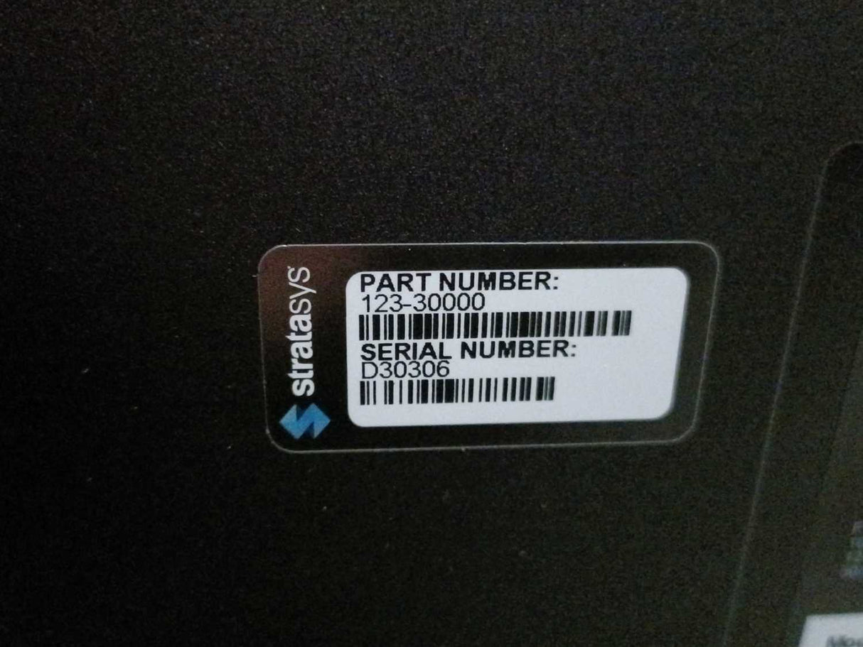 Stratasys F370 3D printer, 123-30000, 100-240V, 12-7A, 50/60Hz