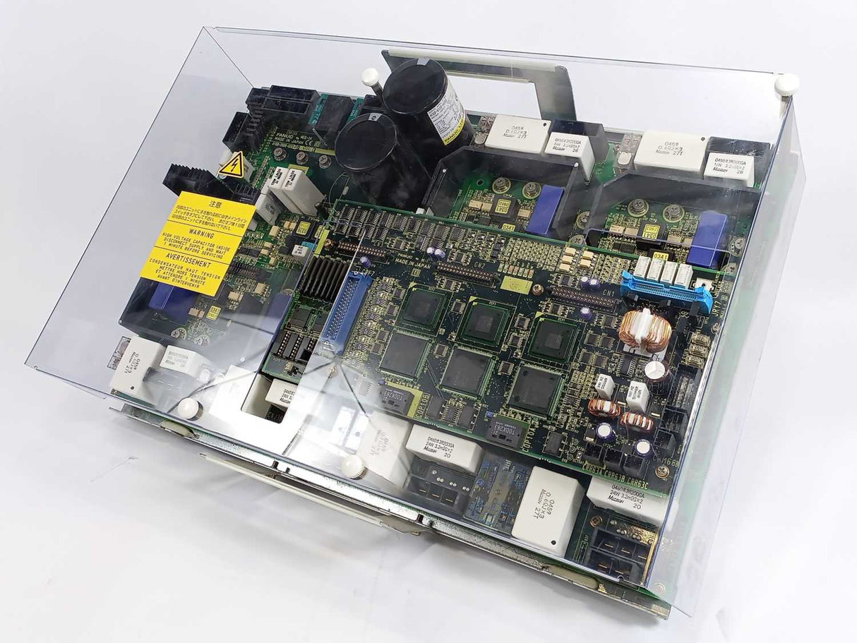 Fanuc A16B-2000-0063/05CR Servo Amplifier w/ A16B-3200-0440/04C & Heatsink