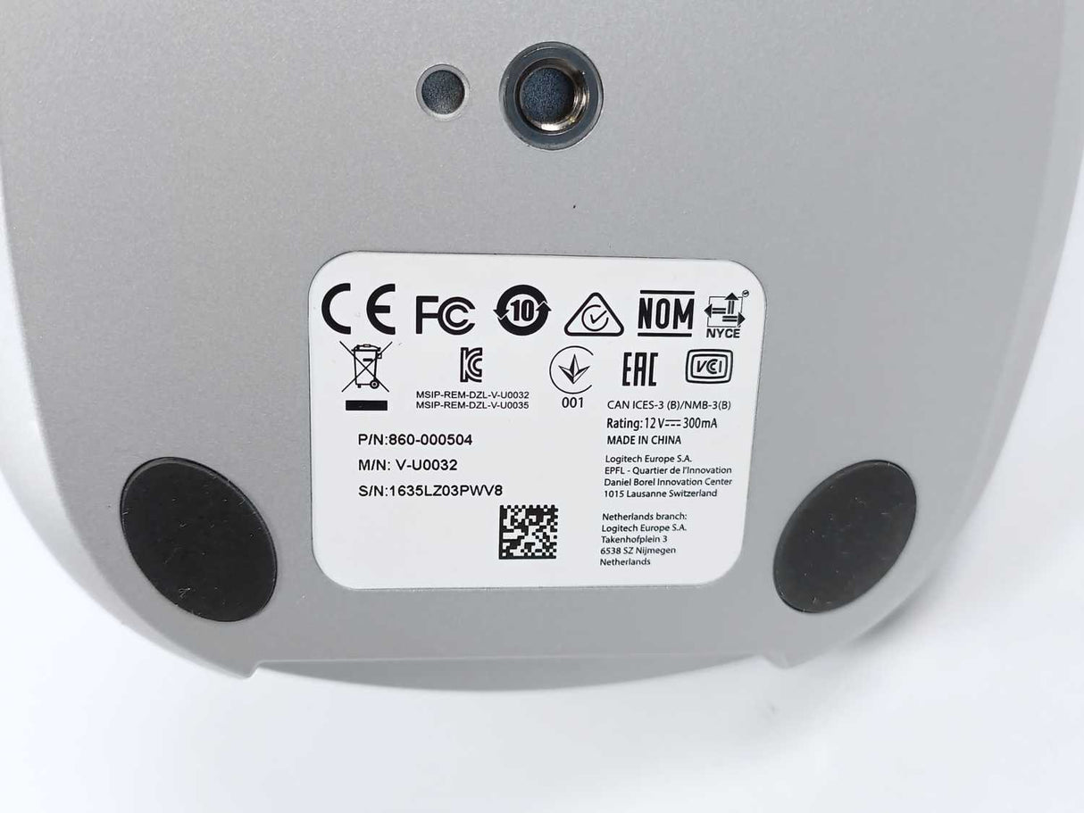 Logitech  860-000504 PTZ Pro 2 HD 1080p Video Conferencing Camera. Model V-U0032
