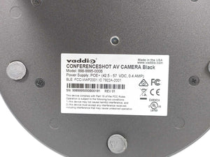 Vaddio 998-9995-000B ConferenceSHOT AV Camera Black