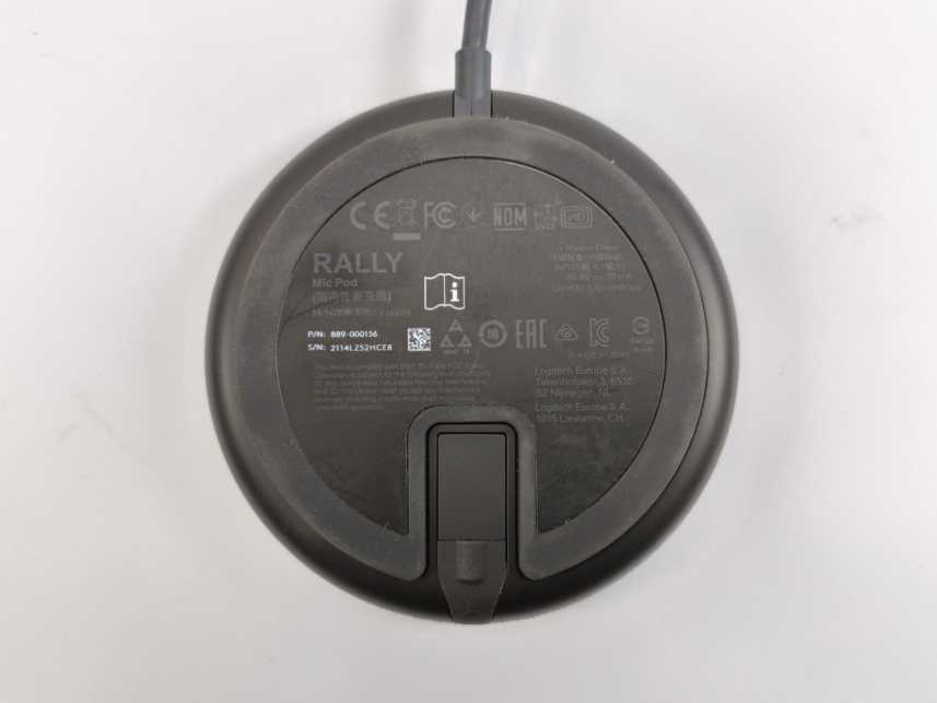Logitech  889-000136 Rally Mic Pod. Model: V-U0049