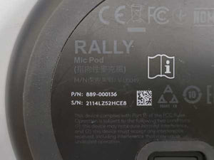 Logitech  889-000136 Rally Mic Pod. Model: V-U0049