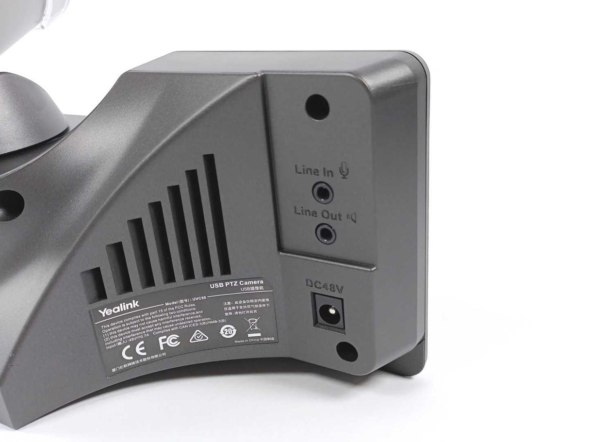 Yealink 8704520110000763 USB PTZ Camera. Model: UVC50