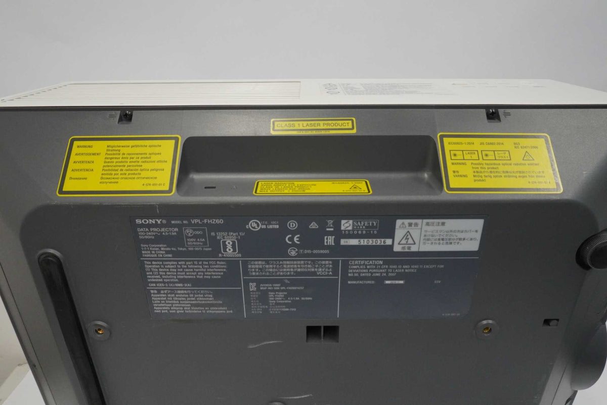 Sony VPL-FHZ60 VPL-FHZ60 Data Projector