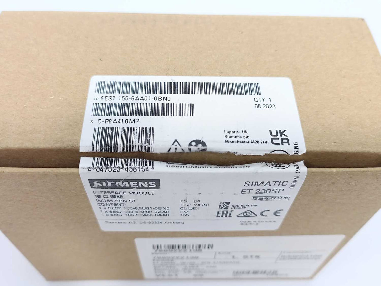 Siemens 6ES7155-6AA01-0BN0 Interface Module SIMATIC ET 200SP, PROFINET Bundle IM