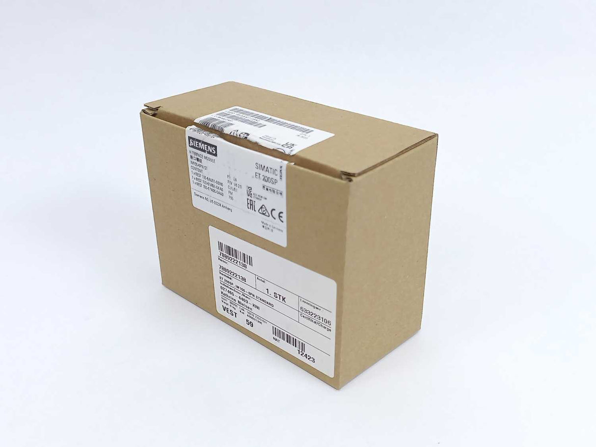 Siemens 6ES7155-6AA01-0BN0 Interface Module SIMATIC ET 200SP, PROFINET Bundle IM
