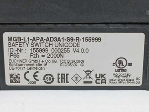 Euchner MGB-L1HE-APA-L-156003 156003 Safety Switch Unicode Locking Set