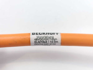 Beckhoff ZK4704-0421-2100 Motor Cable Motorleitung 48VDC/OCT/dyn. ELM72x2 10.0m