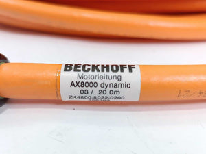 Beckhoff ZK4800-8022-0200 AX8000 Dynamic Motorleitung 20.0m