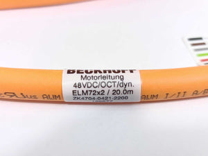 Beckhoff ZK4704-0421-2200 109577 Motor Cable 0.75 mm² 20.0 m