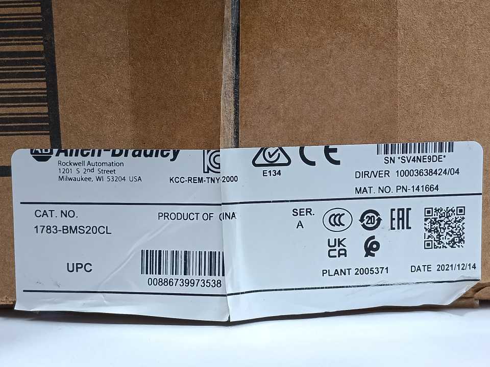 AB 1783-BMS20CL Ser.A Stratix 5700 Ethernet Managed Switch