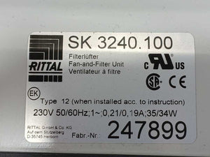 Rittal SK 3240.100 Centrifugal Fan / Blower K2S165-AA75-06