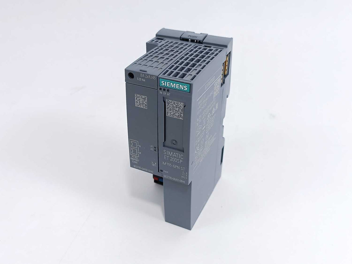 Siemens 6ES7 155-6AU01-0BN0 SIMATIC ET 200SP Interface w/ 6ES7193-6AR00-0AA0