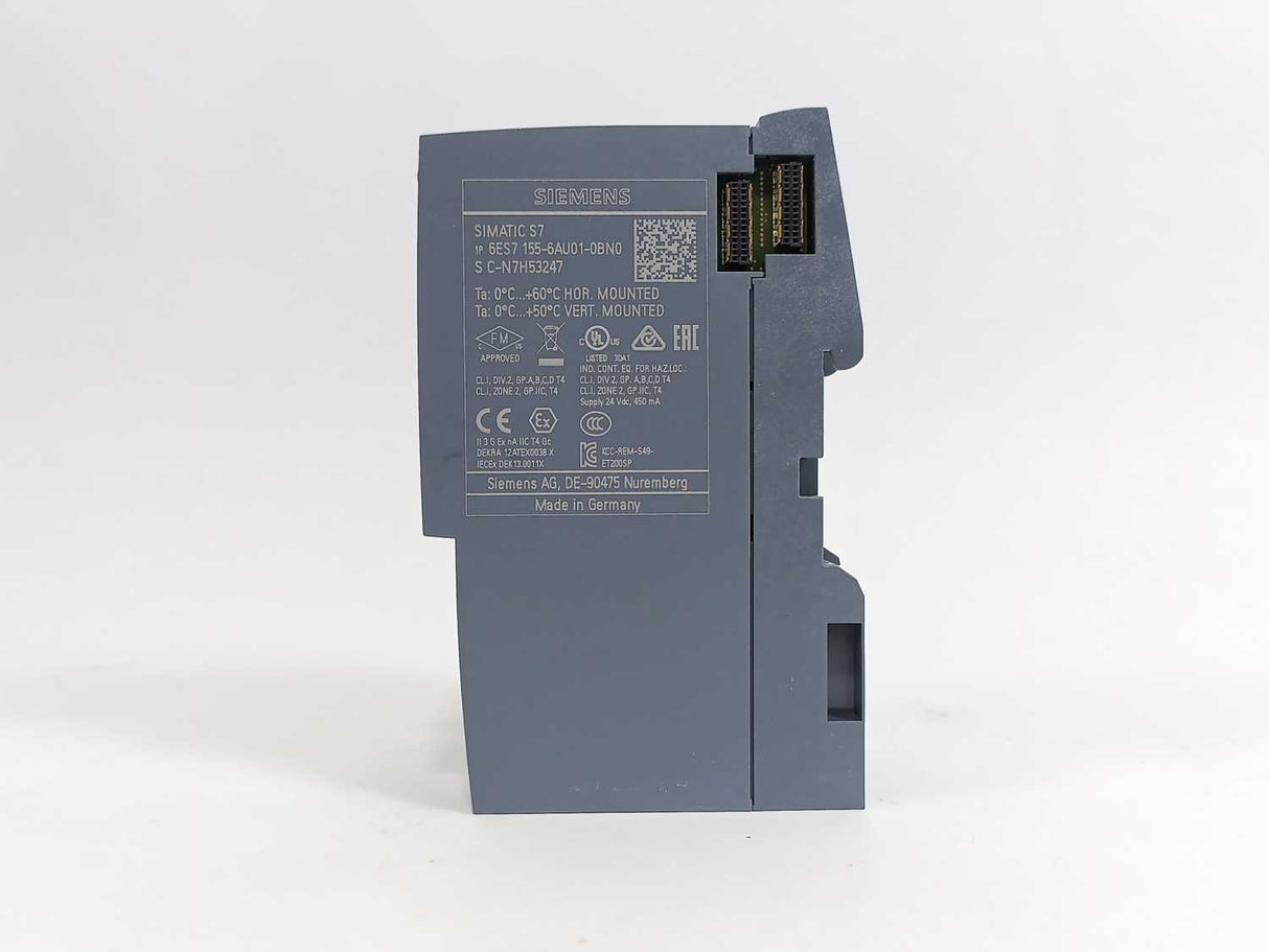 Siemens 6ES7 155-6AU01-0BN0 SIMATIC ET 200SP Interface w/ 6ES7193-6AR00-0AA0