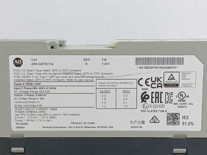 AB 25B-D2P3N114 Series A PowerFlex 525 AC Drive 0.75kW / 1.0HP