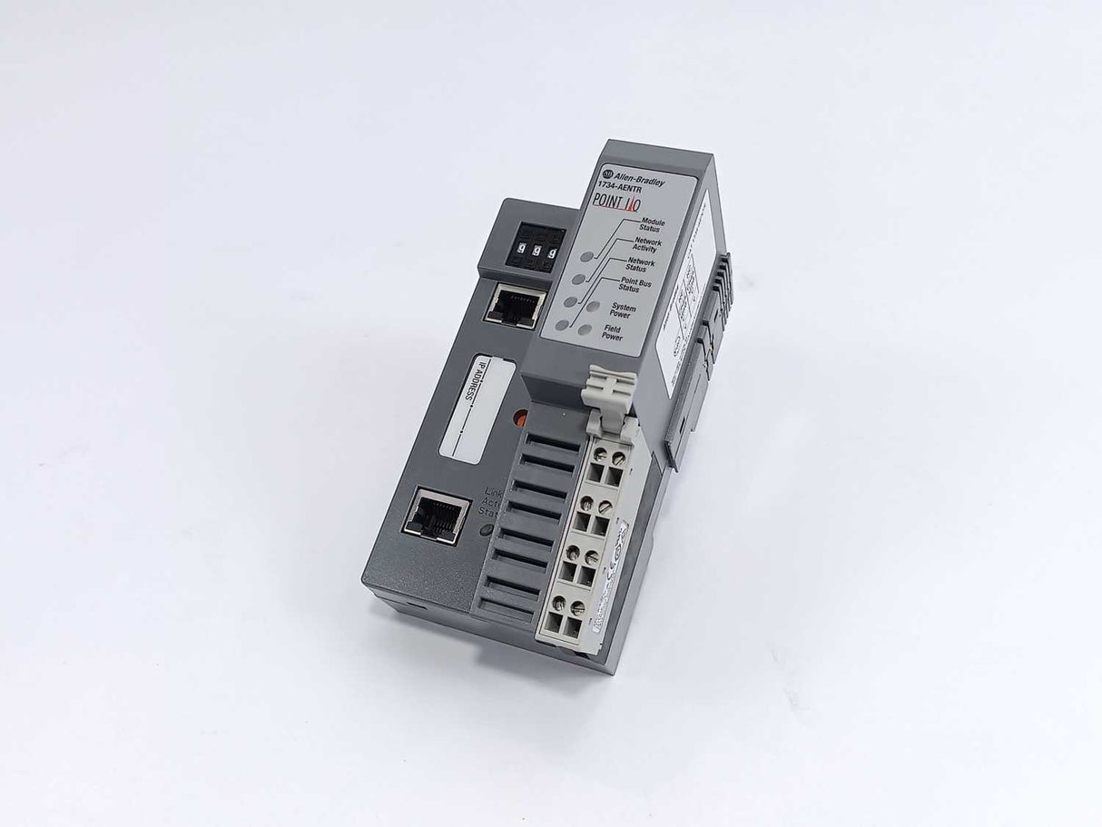 AB 1734-AENTR Series C POINT I/O EtherNet/IP Adapter w/ 1734-RTB Ser. A
