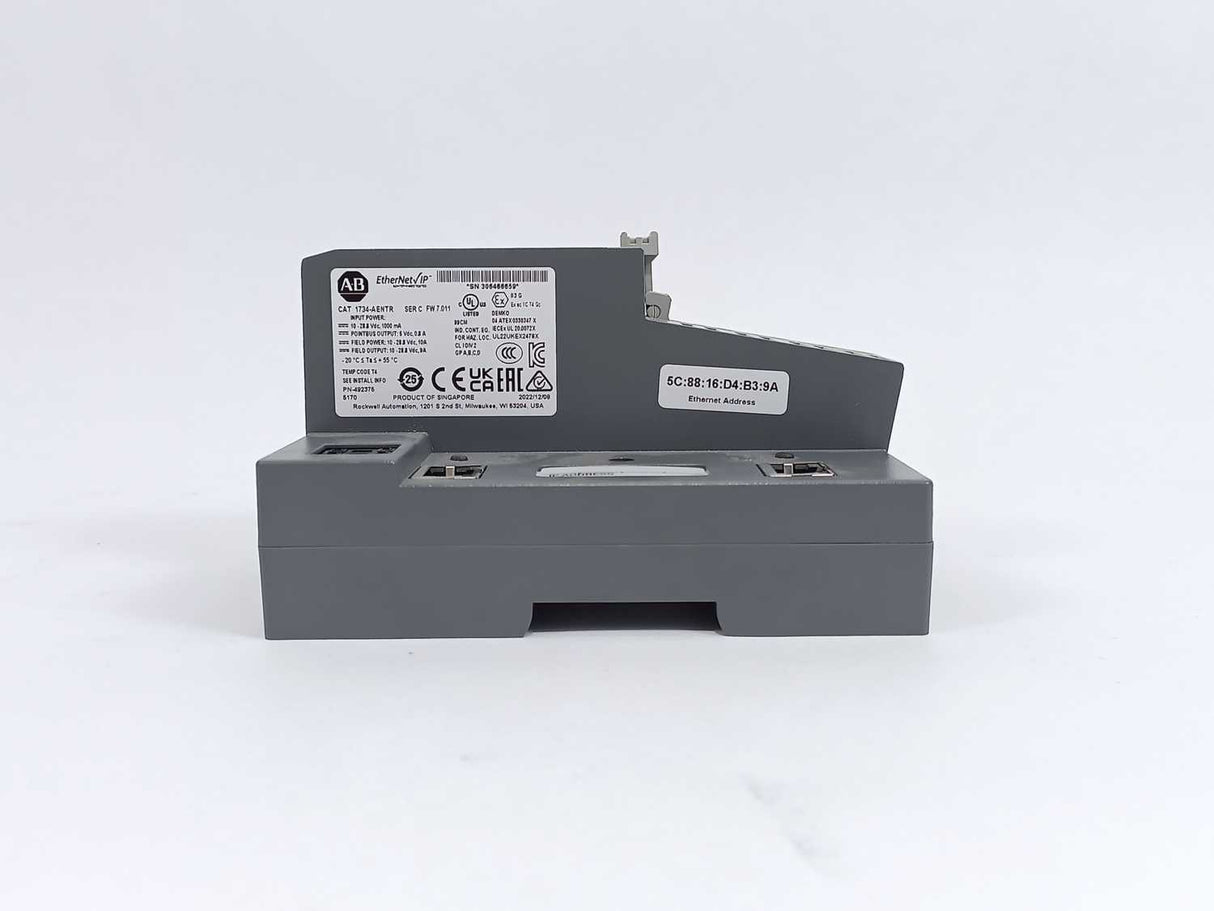 AB 1734-AENTR Series C POINT I/O EtherNet/IP Adapter w/ 1734-RTB Ser. A