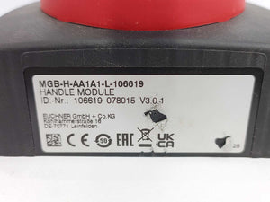 Euchner MGB-H-AA1A1-L-106619 w/ MGB-L1-APA-AD3A1-S9-L-156001 Locking Set