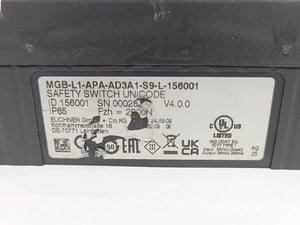 Euchner MGB-H-AA1A1-L-106619 w/ MGB-L1-APA-AD3A1-S9-L-156001 Locking Set