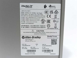 AB 1783-BMS20CGP Series A Stratix 5700 Ethernet Managed Switch