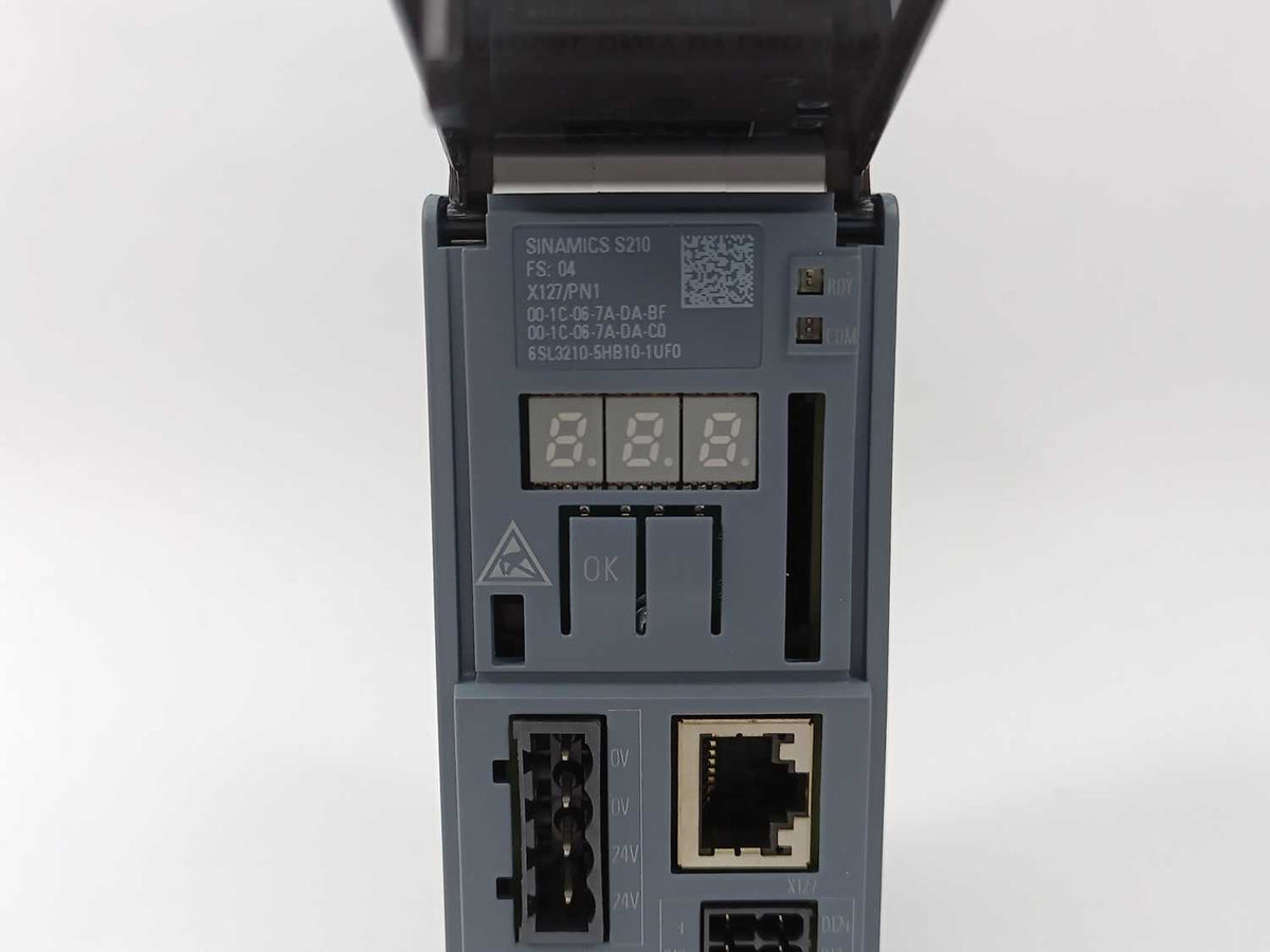 Siemens 6SL3210-5HB10-1UF0 SINAMICS S210 Servo Drive 1AC 230V 0.1kW FSA