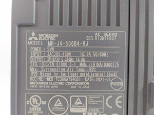 Mitsubishi MR-J4-500B4-RJ MELSERVO-J4 Digital AC Servo Amplifier