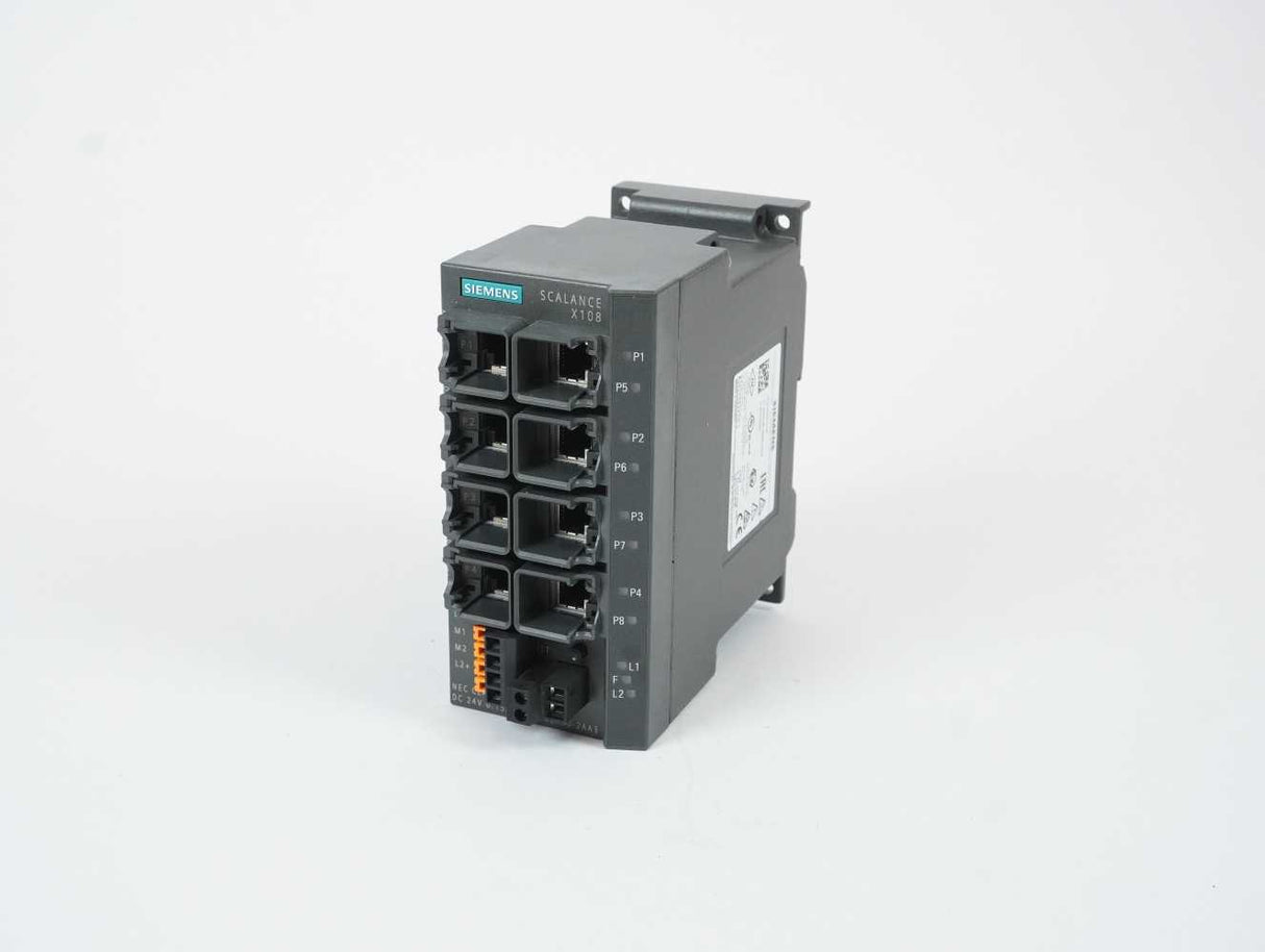 Siemens 6GK5108-0BA00-2AA3 SIMATIC NET SCALANCE X108 Industrial Ethernet Switch