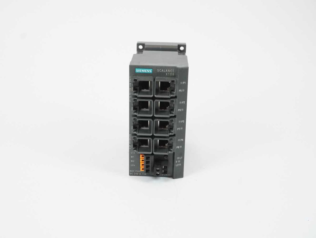 Siemens 6GK5108-0BA00-2AA3 SIMATIC NET SCALANCE X108 Industrial Ethernet Switch