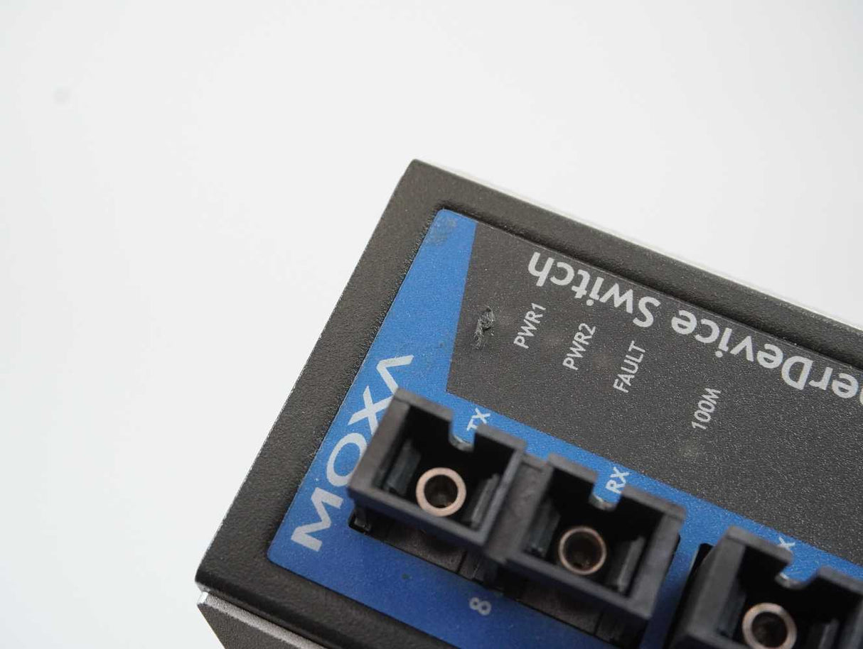 Moxa EDS-308-MM-SC EDS-308-MM-SC missing DIN rail clip
