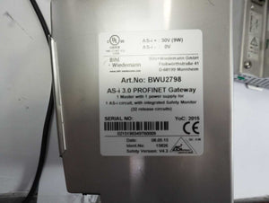 Bihl+Wiedemann BWU2798 AS-i 3.0 PROFINET Gateway