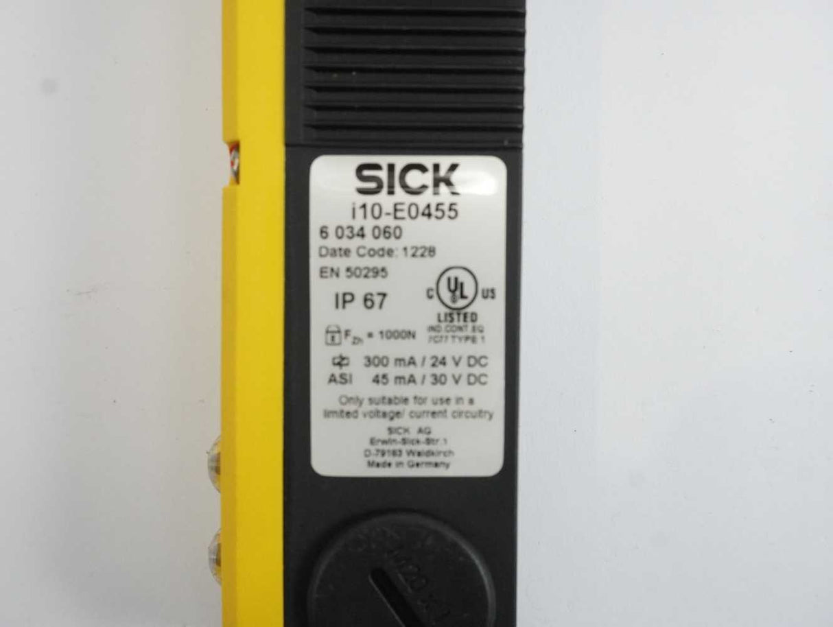 SICK 6 034 060 i10-E0455 Safety Interlock Switch