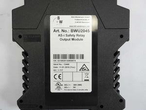 Bihl+Wiedemann BWU2045 AS-i Safety Relay Output Module BWU2045