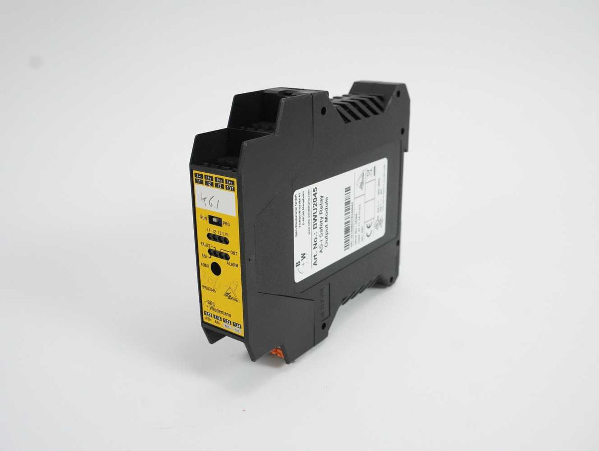 Bihl+Wiedemann BWU2045 AS-i Safety Relay Output Module BWU2045