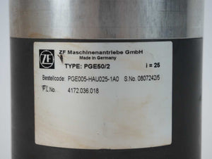 ZF Maschinenantriebe PGE005-HAU025-1A0 PGE50/2 Planetary Gearbox i=25