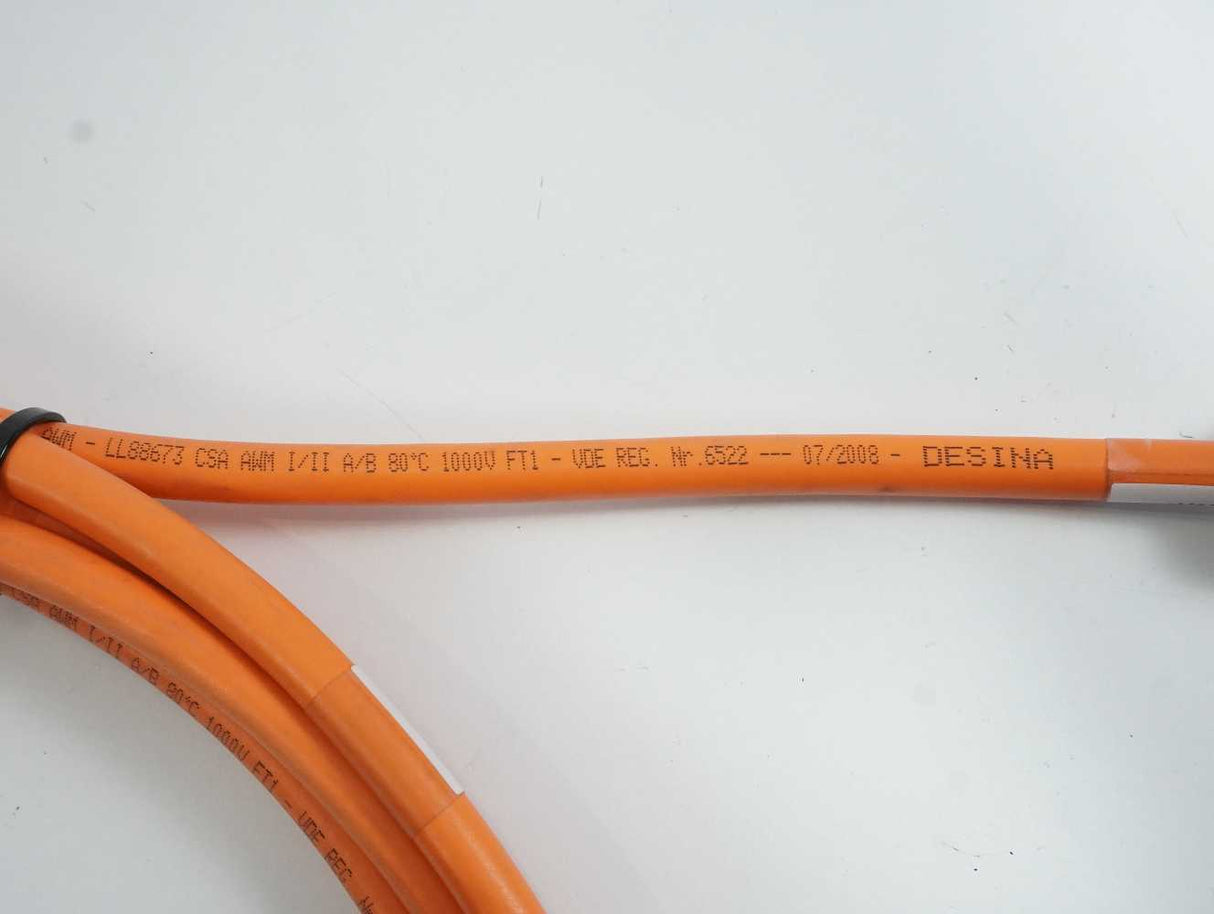 Control Techniques PSBGHA005 Orange Servo Cable PSBGHA005. Length: 5m